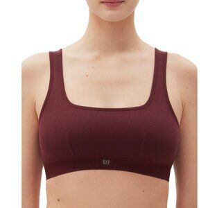 Gap GapBody Women's Logo Comfort Square-Neck Bralette GPW01052 - Windsor Wine